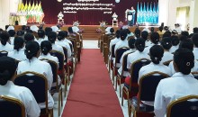 (၂၇)ကြိမ်မြောက် ဒုတိယနှစ်၊ သူနာပြုသိပ္ပံဘွဲ့(ပုံမှန်)(၁/၂၀၂၆) ကျောင်းသား/သူများ၏ ဂျူတီကုတ်နှင့်ဦးဆောင်းအပ်နှင်းပွဲ အခမ်းအနား